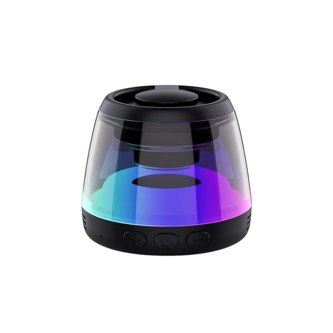 Portable Bluetooth Speaker with Color-Changing LED Lights