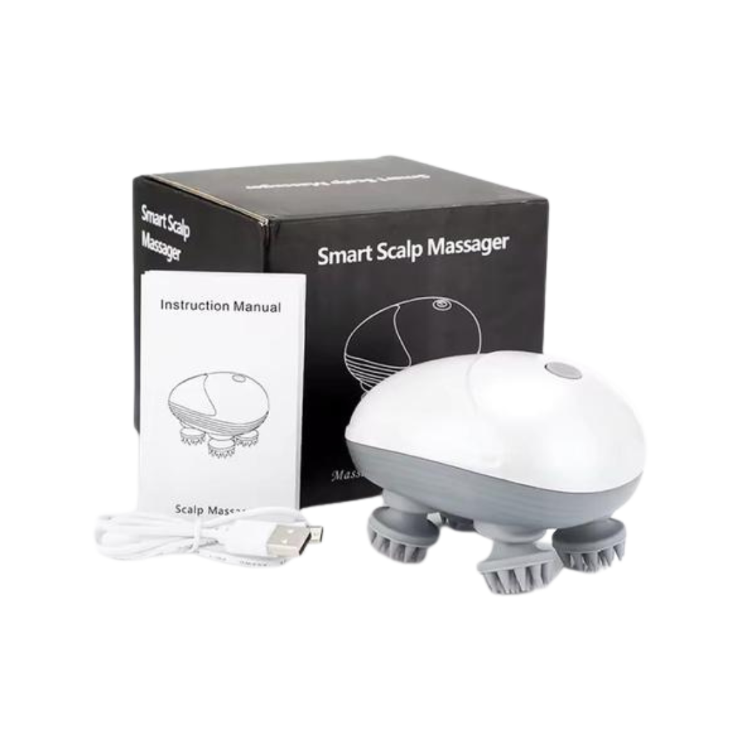 Smart Electric Scalp Massager for Hair Growth and Relaxation