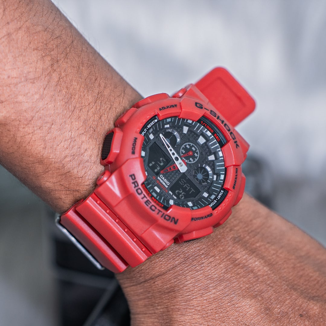 Robust Casio G-Shock GA-900 Red Industrial Design Watch