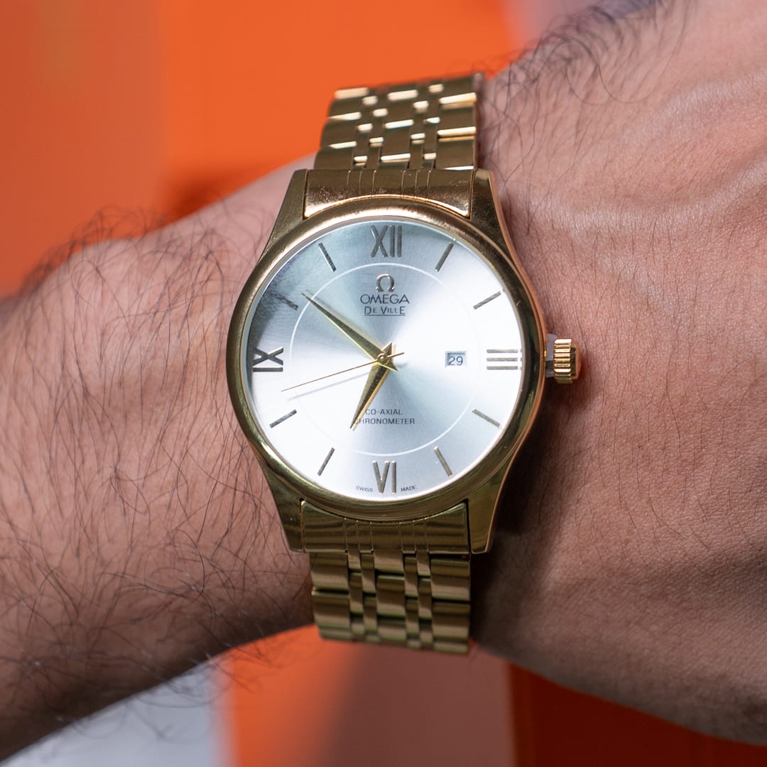Bold Hublot Chronograph Watch with Tachymeter