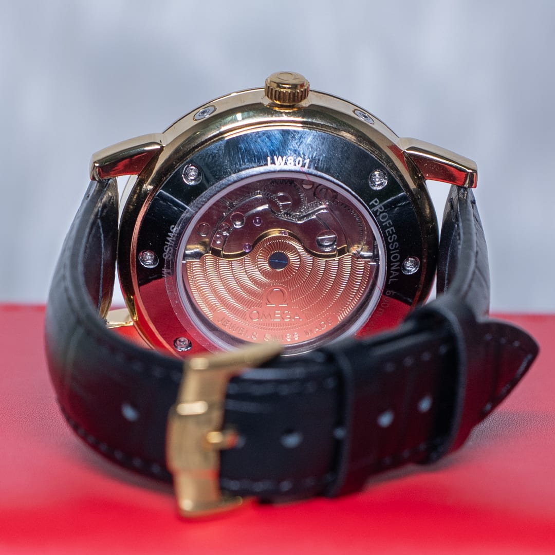 Classic Omega Multi-Dial Watch with Leather Strap