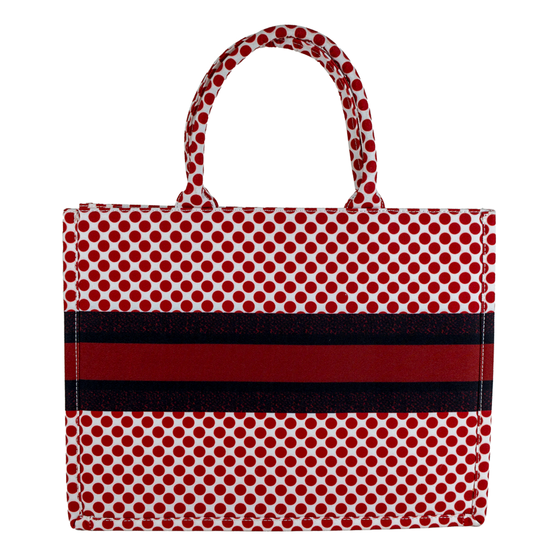 Luxurious Chic Christian Dior Striped Tote Bag – Elegant, Spacious & Fashion-Forward