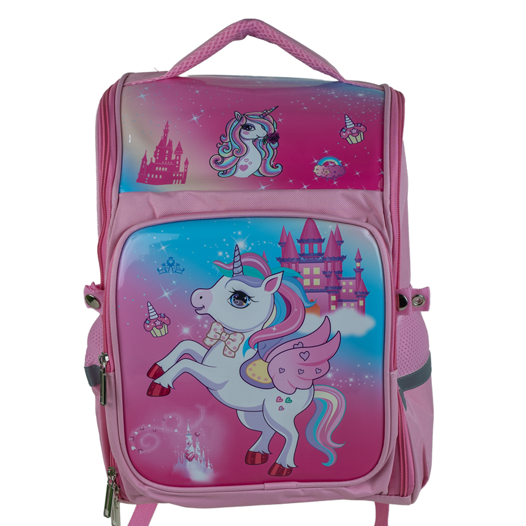 Magical Unicorn and Castle Kids Backpack - School Bag